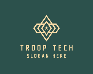Troop - Military Insignia Star logo design