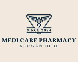 Pharmacist - Caduceus Pharmacist Doctor logo design