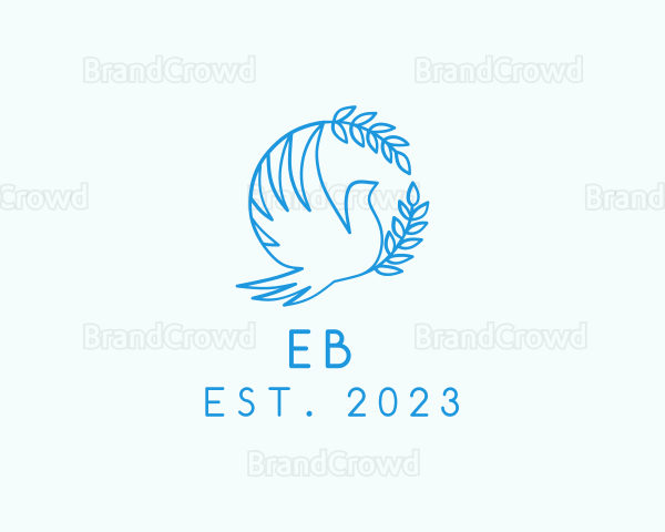 Bird Dove Emblem Logo