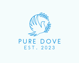 Bird Dove Freedom logo design