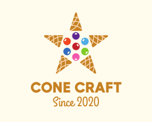 Ice Cream Star logo design