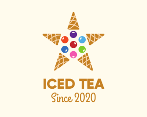 Ice Cream Star logo design