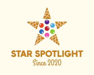 Ice Cream Star logo design