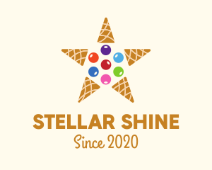 Ice Cream Star logo design