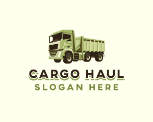 Dump Truck Vehicle logo design