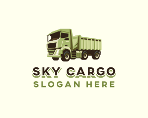 Dump Truck Vehicle logo design