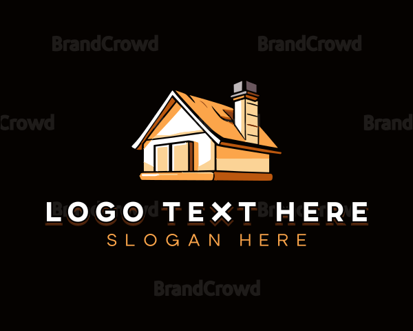 Residential Cabin Property Logo