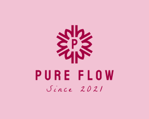 Flower Garden Spa logo design