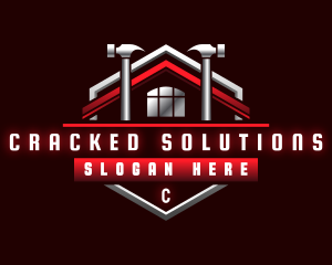 Roof Construction Property logo design