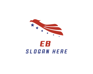 USA Patriotic Eagle Logo
