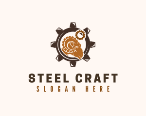 Industry - Industrial Cog Ram logo design