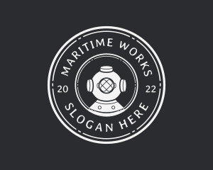 Marine Diving Business logo design