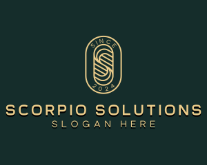 Upscale Brand Letter S logo design