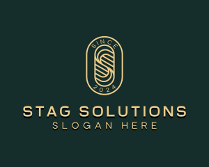 Upscale Brand Letter S logo design