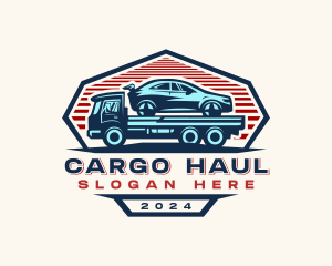 Car Transportation Hauler logo design