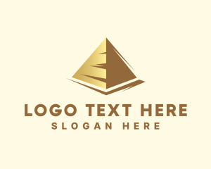 3d - Premium Investment Pyramid logo design