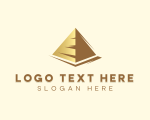 Luxe - Premium Investment Pyramid logo design