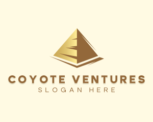 Premium Investment Pyramid logo design