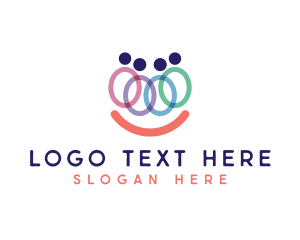 Support - Community People Organization logo design