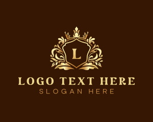 Luxury - Royalty Shield Insignia logo design