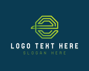 Logistics - Commerce Crypto Fintech logo design