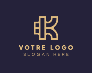 Digital Agency Letter K Logo