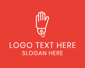 Shopping - Hand Glove Price Tag logo design