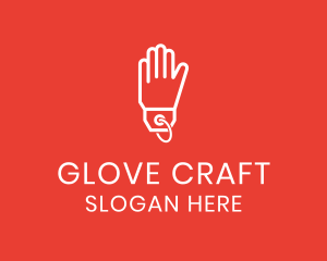 Gloves - Hand Glove Price Tag logo design