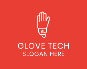 Hand Glove Price Tag logo design