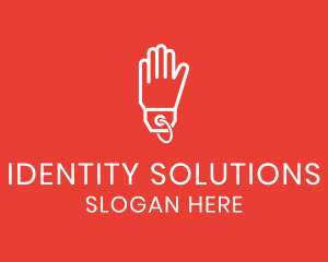 Identification - Hand Glove Price Tag logo design