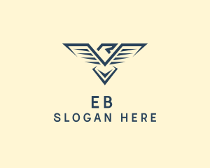 Eagle Bird Wings Logo