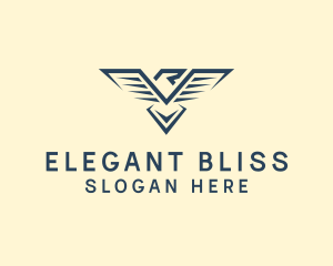 Eagle Bird Wings Logo
