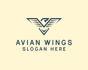 Eagle Bird Wings logo design