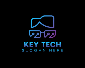 Tech Geek Nerd  logo design