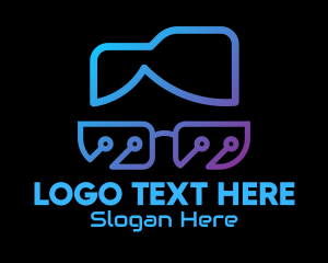 Geek - Tech Geek Nerd logo design