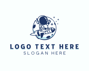 Leader - Astronaut Leadership logo design