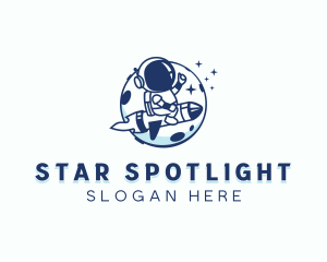 Astronaut Leadership logo design