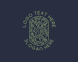 Gardening Tree Environmental logo design