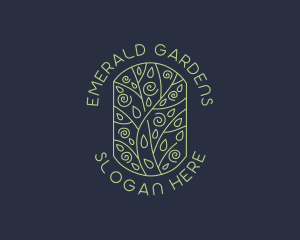 Gardening Tree Environmental logo design