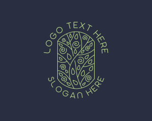 Gardening Tree Environmental Logo