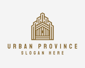 Province - Wooden House Property logo design