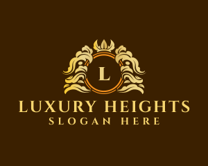 Luxury Crown Ornament logo design