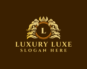 Luxury Crown Ornament logo design