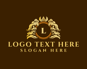 Luxury Crown Ornament Logo