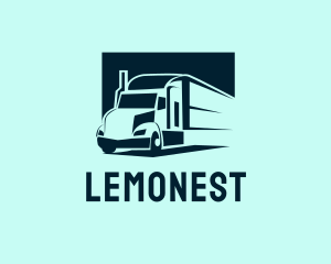 Delivery Truck Logistics Logo