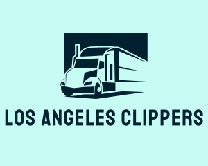 Delivery Truck Logistics Logo