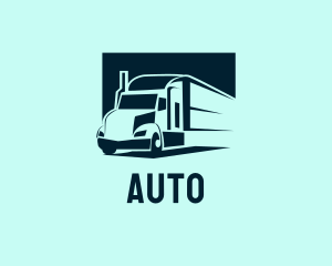 Delivery Truck Logistics Logo