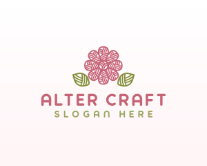 Flower Yarn Crafts logo design