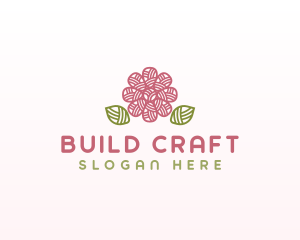 Flower Yarn Crafts logo design