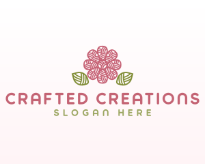 Flower Yarn Crafts logo design